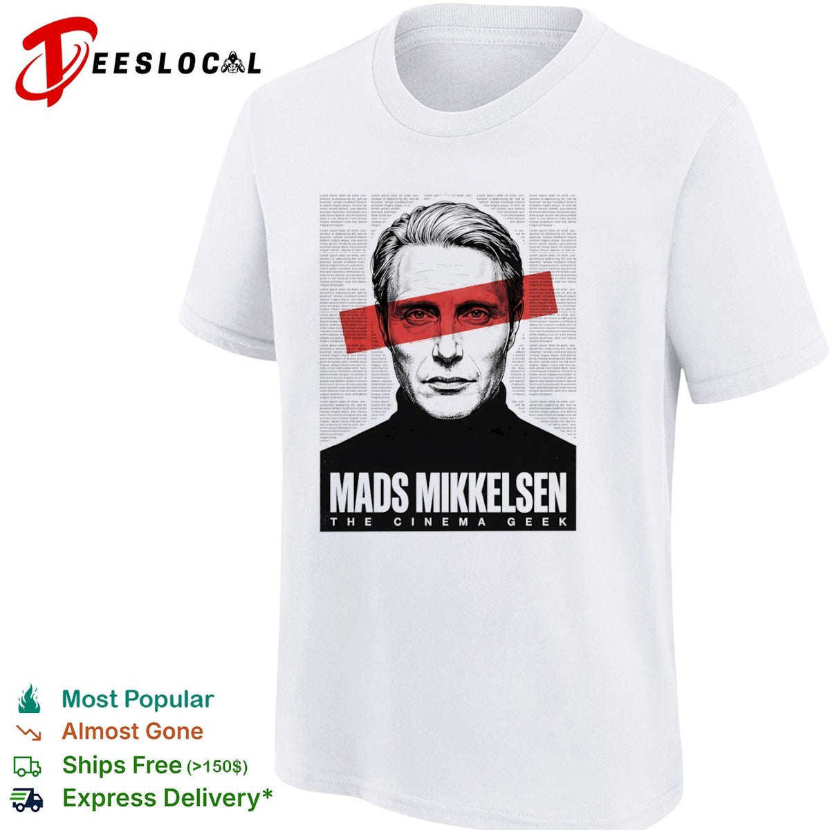 Mads Mikkelsen the Cinema Geek shirt