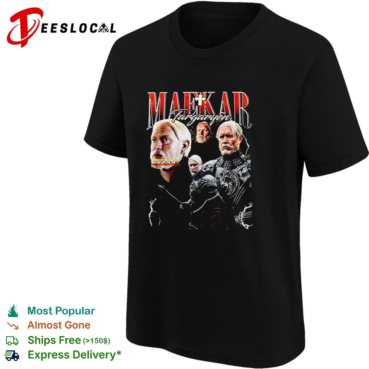 Maekar Targaryen House of the Dragon HBO Game of Thrones shirt