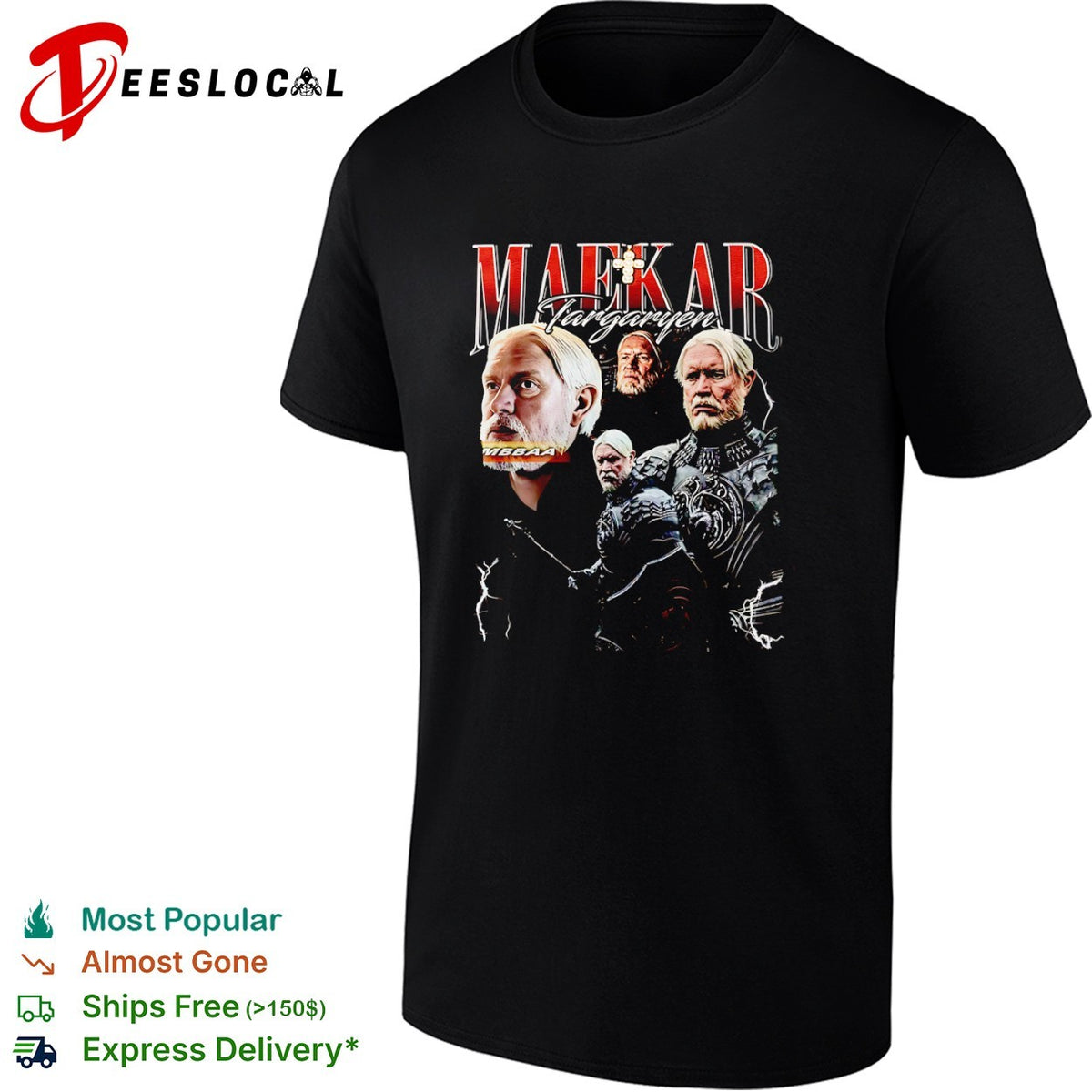 Maekar Targaryen House of the Dragon HBO Game of Thrones shirt