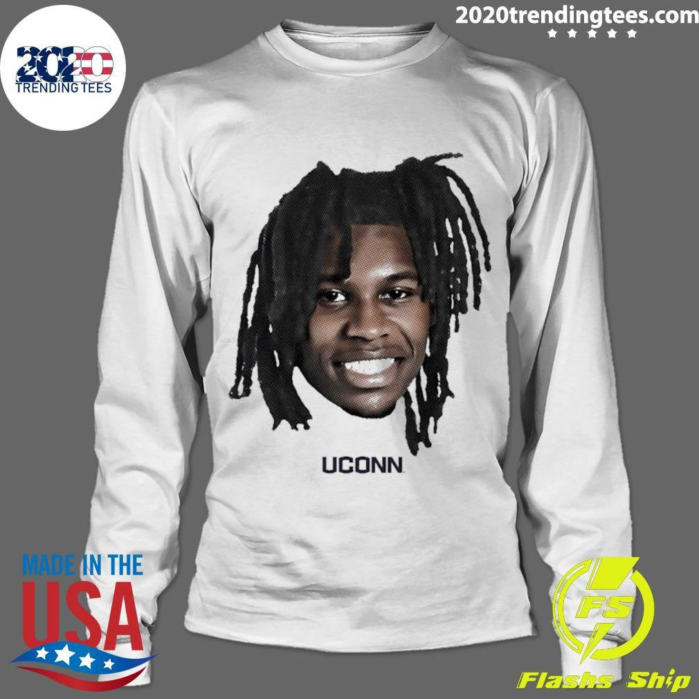 Malachi Smith UConn Huskies men’s basketball big head shirt