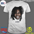 Malachi Smith UConn Huskies men’s basketball big head shirt