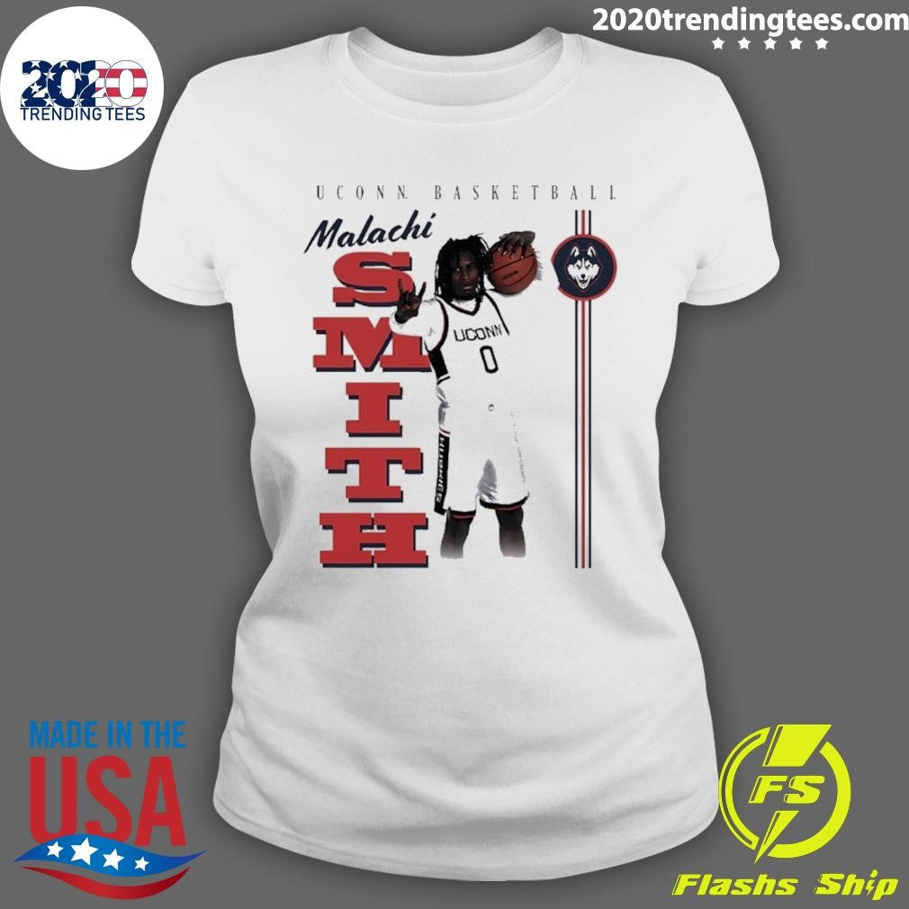 Malachi Smith Uconn Huskies Men’s Basketball Graphic Vintage Shirt