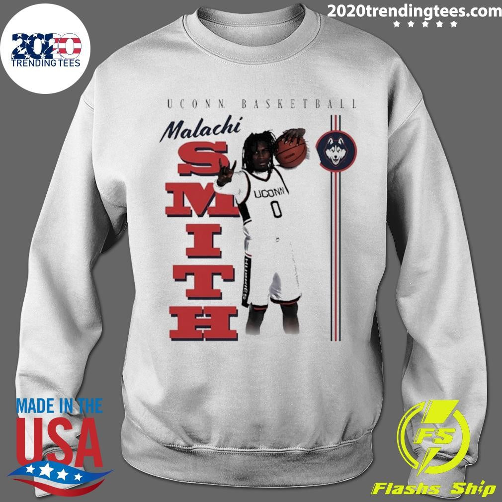 Malachi Smith Uconn Huskies Men’s Basketball Graphic Vintage Shirt