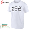 Male Female Gamer usb symbo shirt