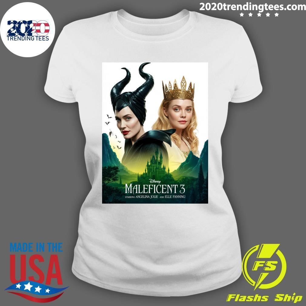 Maleficent 3 Starring Angelina Jolie and Elle Fanning 2026 Shirt