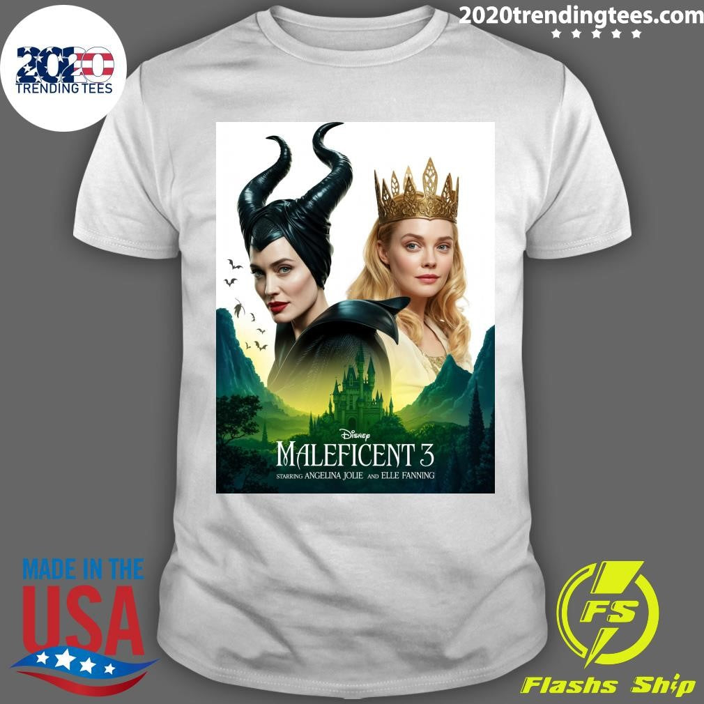 Maleficent 3 Starring Angelina Jolie and Elle Fanning 2026 Shirt