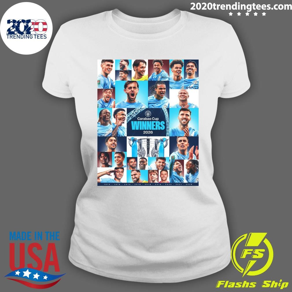 Man City League Carabao Cup Winners 2026 Shirt
