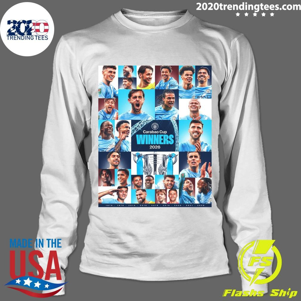 Man City League Carabao Cup Winners 2026 Shirt