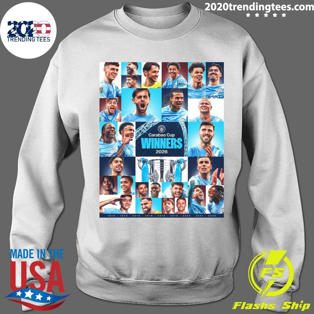 Man City League Carabao Cup Winners 2026 Shirt
