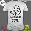 Man Middle Finger Zero White Guilt Shirt