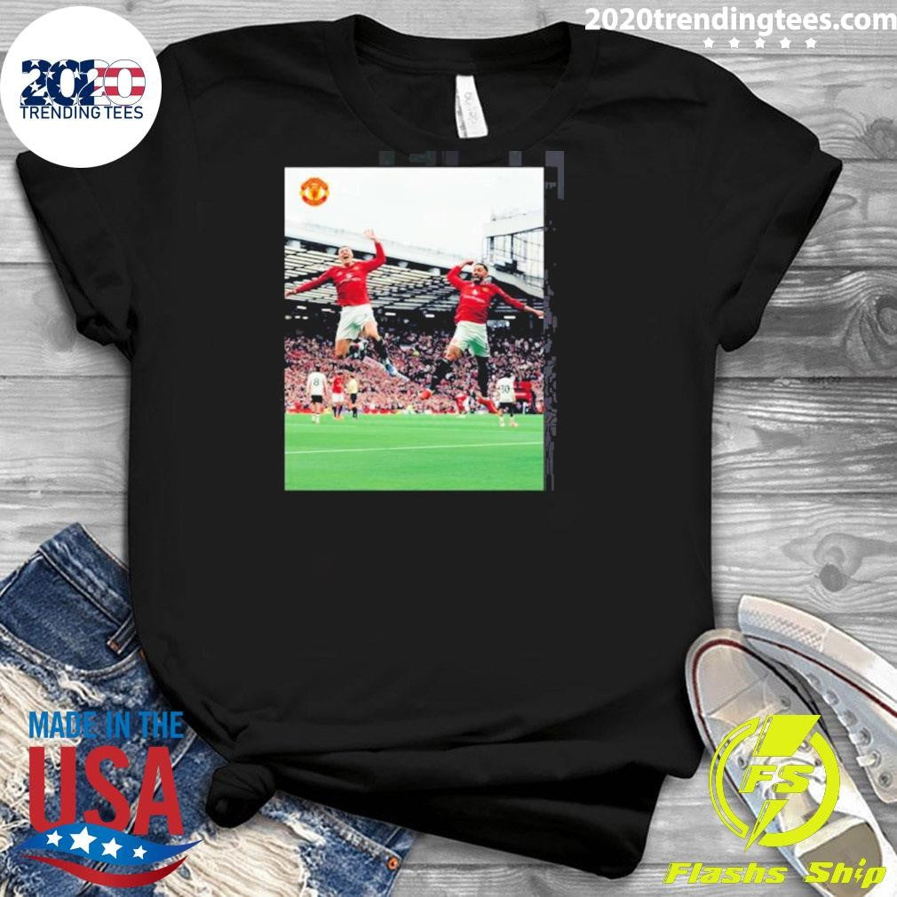 Manchester United Air Sesko Feat Cunha Celebration Vs Liverpool Match Shirt