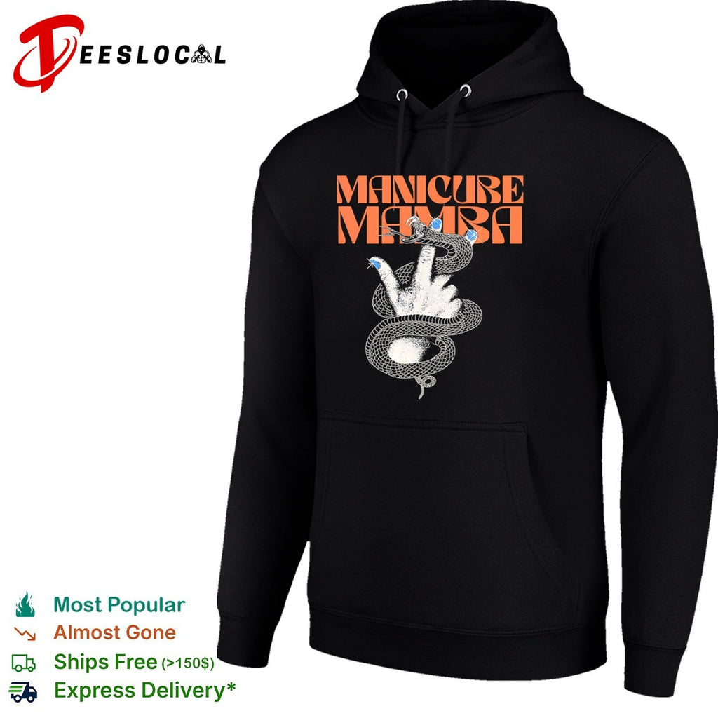 Manicure Mamba snake hand nail shirt