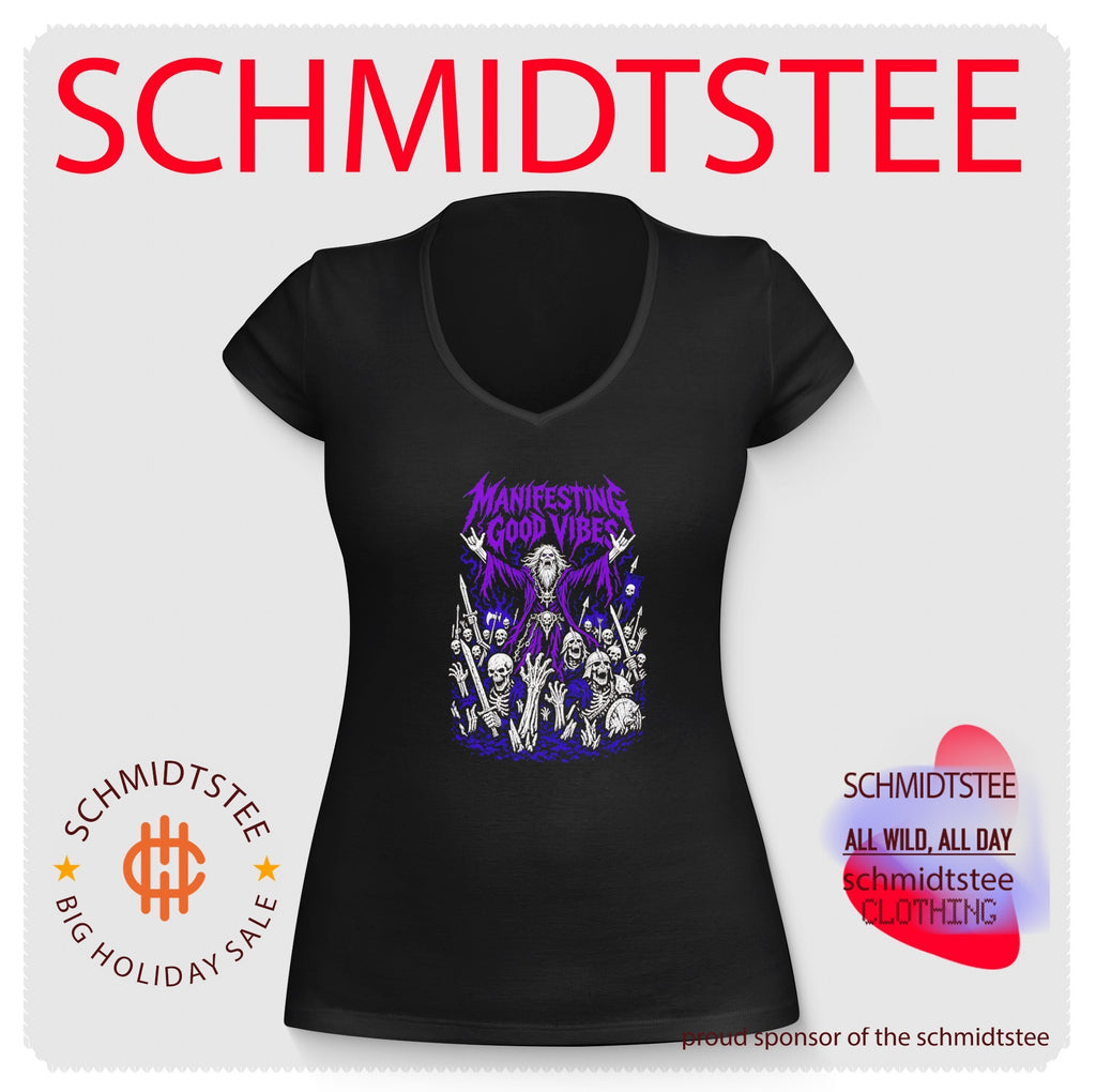 Manifesting Good Vibes Necromancer Skeleton Army shirt