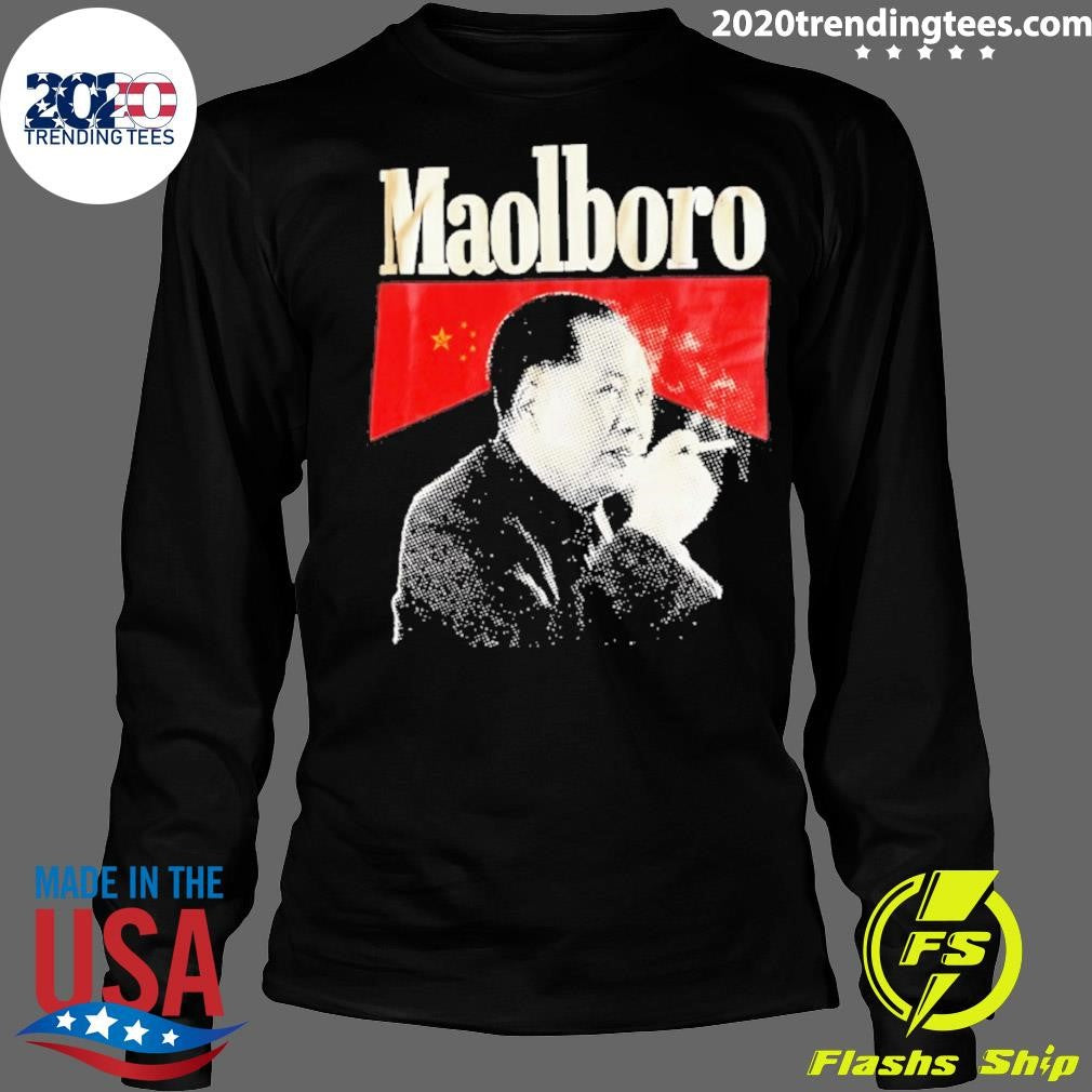 Maolboro Mao Zedong Marlboro Parody Logo Shirt