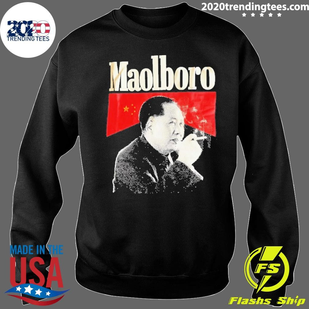 Maolboro Mao Zedong Marlboro Parody Logo Shirt