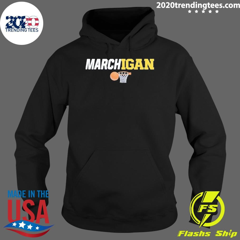 Marchigan Michigan Wolverines Basketball Shirt