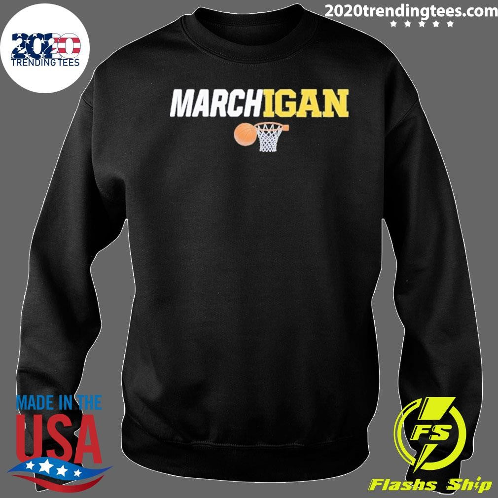 Marchigan Michigan Wolverines Basketball Shirt