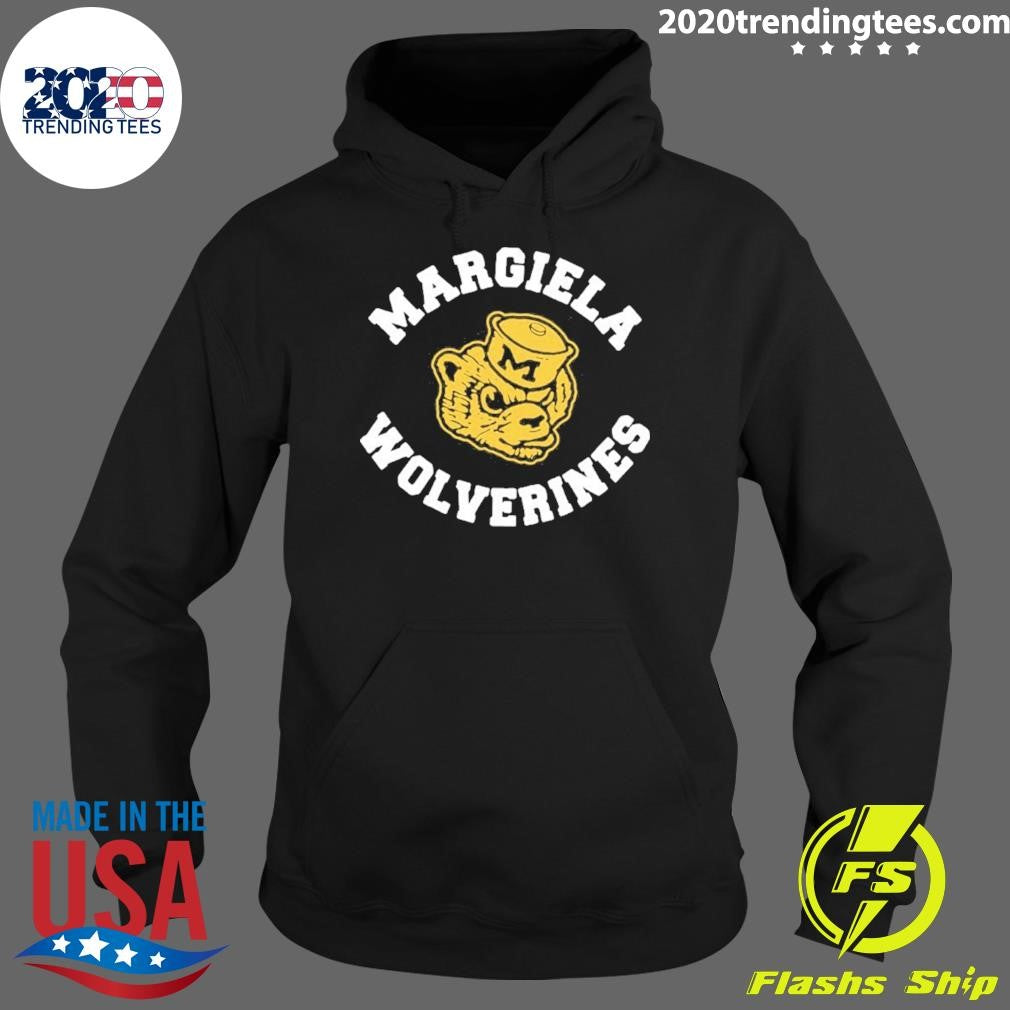 Margiela Wolverines Michigan Wolverines Parody Logo Shirt