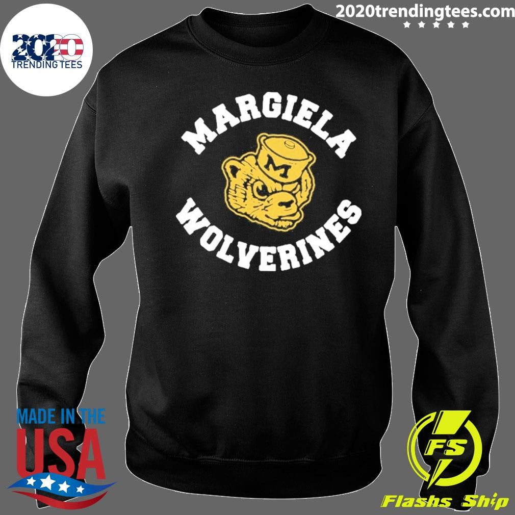 Margiela Wolverines Michigan Wolverines Parody Logo Shirt