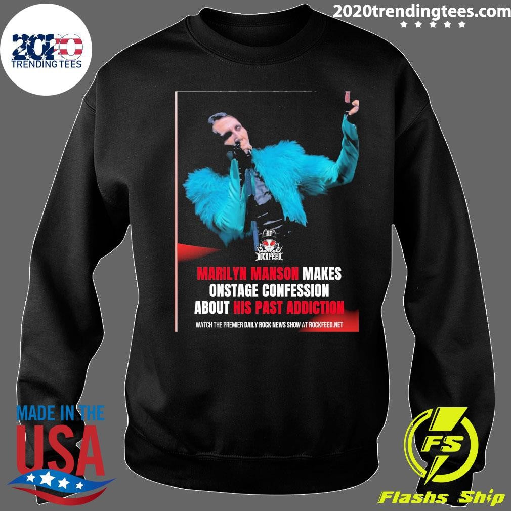 Marilyn Manson Makes Onstage Confession About His Past Addiction Shirt