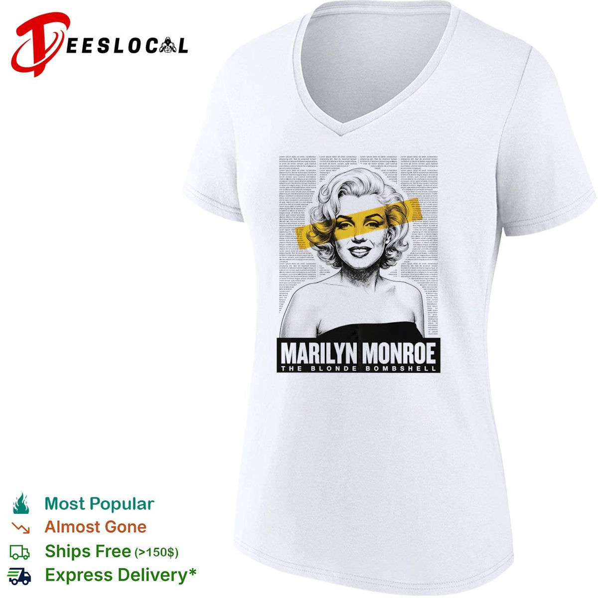 Marilyn Monroe The Blonde Bombshell shirt