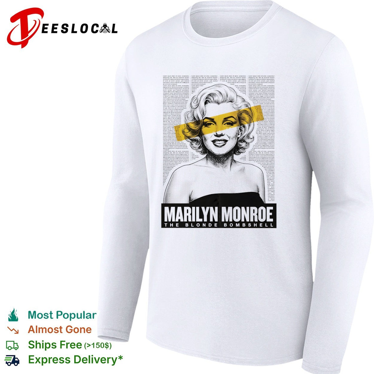 Marilyn Monroe The Blonde Bombshell shirt