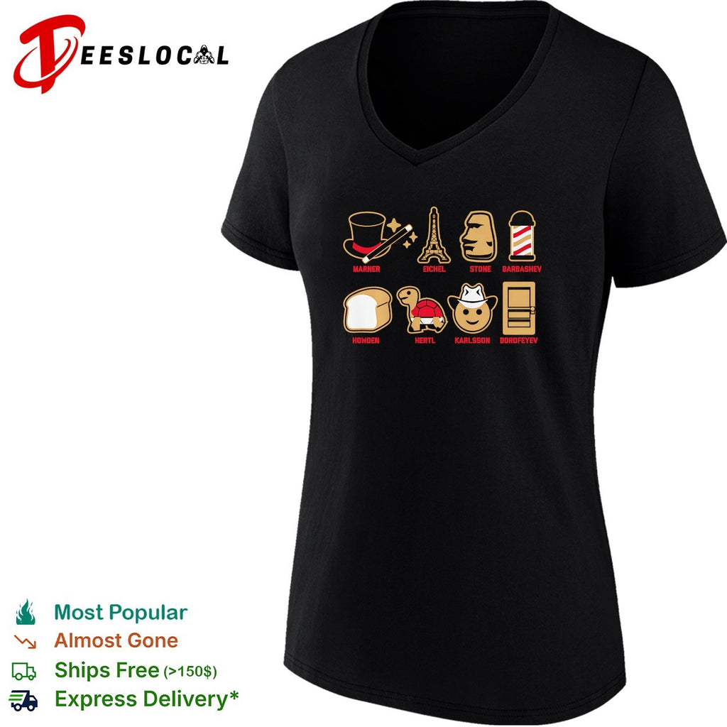 Marner Eichel Stone Barbashev Howden Hertl Karlsson Dorofeyev Vegas Golden Knights hockey Emoji Stars shirt