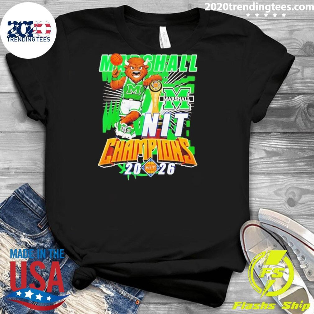 Marshall Thundering Herd’s 2026 Women’s Nit Champions Mascot Shirt