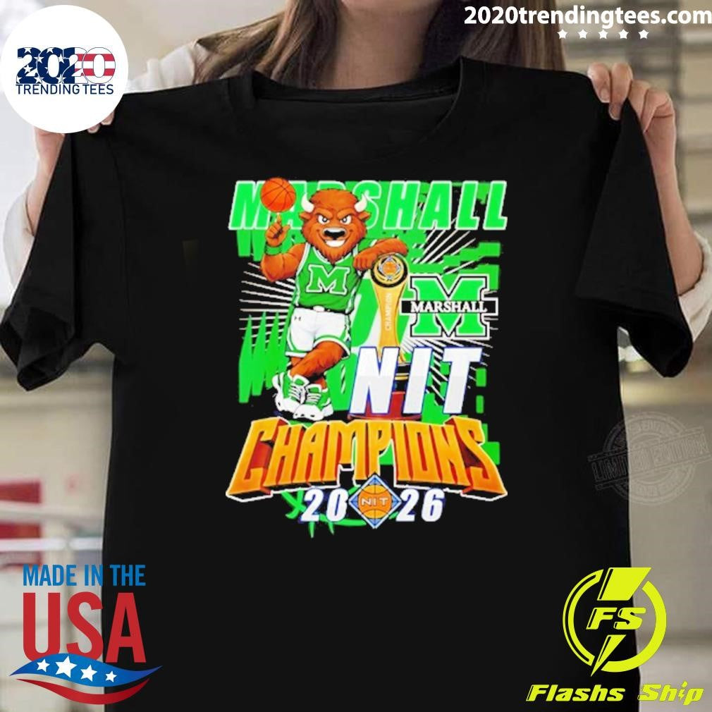 Marshall Thundering Herd’s 2026 Women’s Nit Champions Mascot Shirt