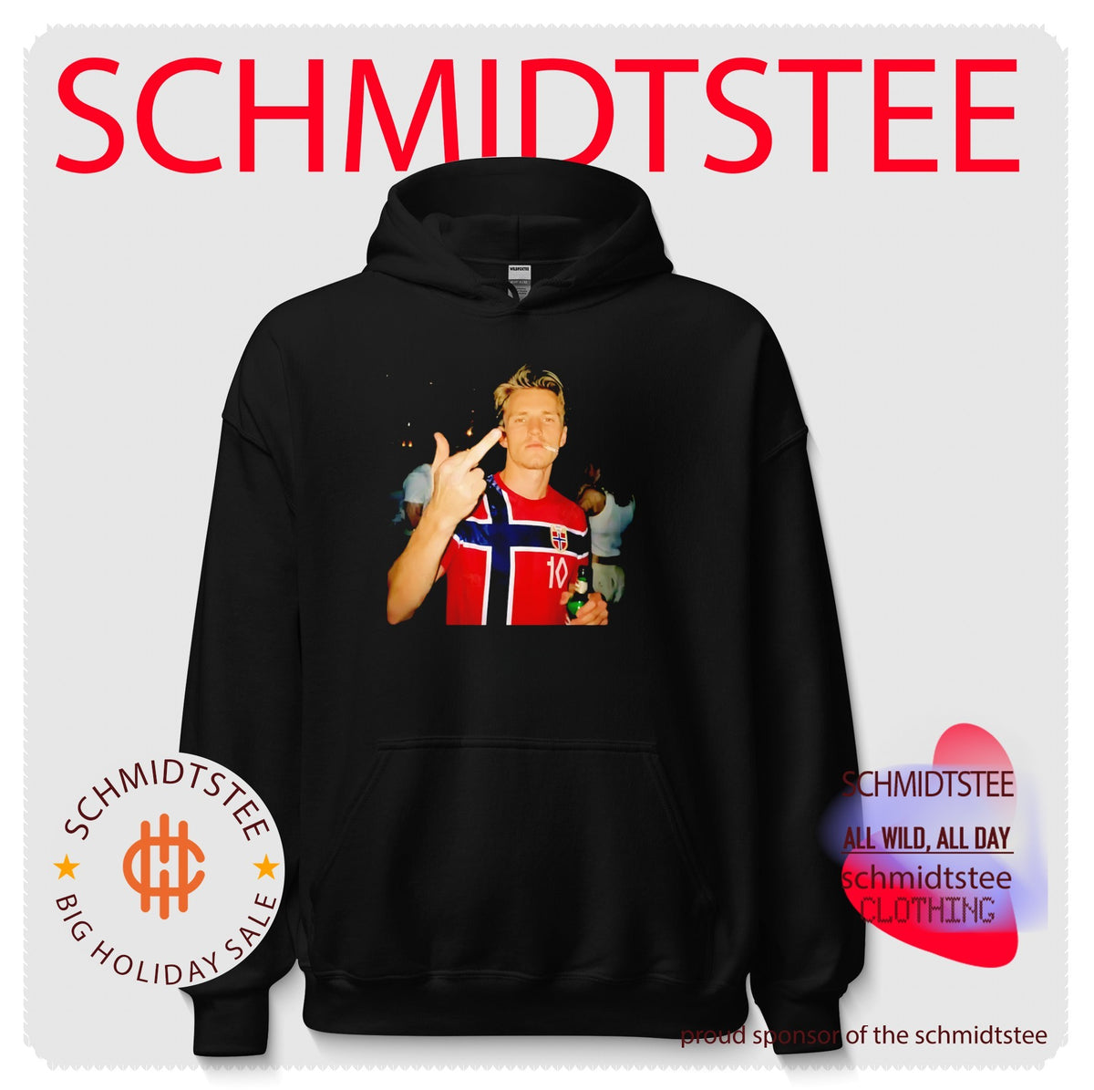 Martin Odegaard Norway National Football Team middle finger shirt