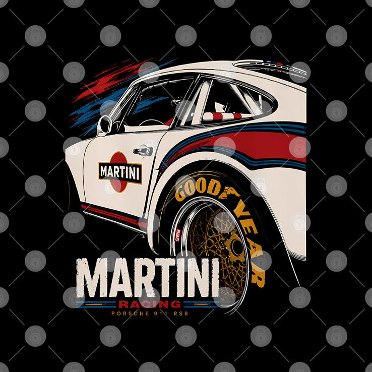 Martini Racing Porsche 911 RSR T Shirt