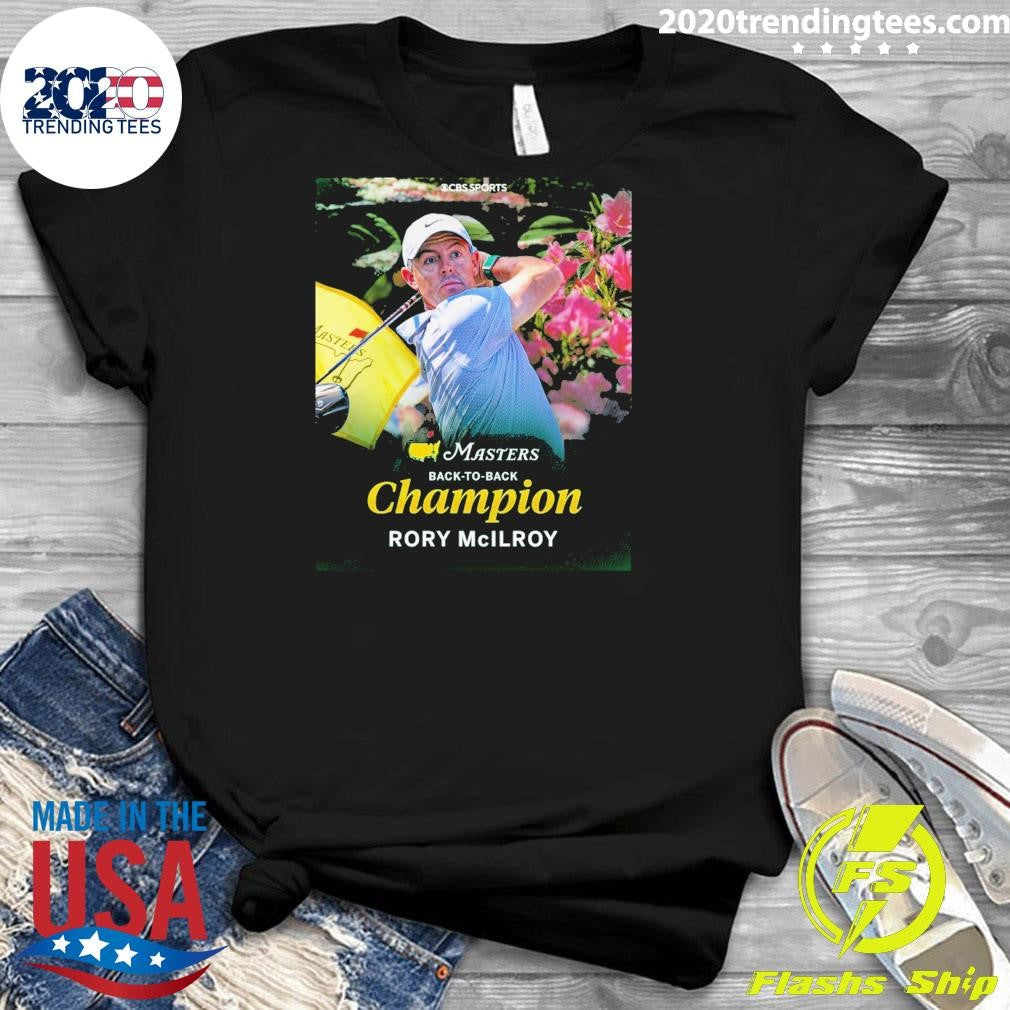 Masters Back To Back Champion Rory McIlroy At Augusta National 2026 Shirt