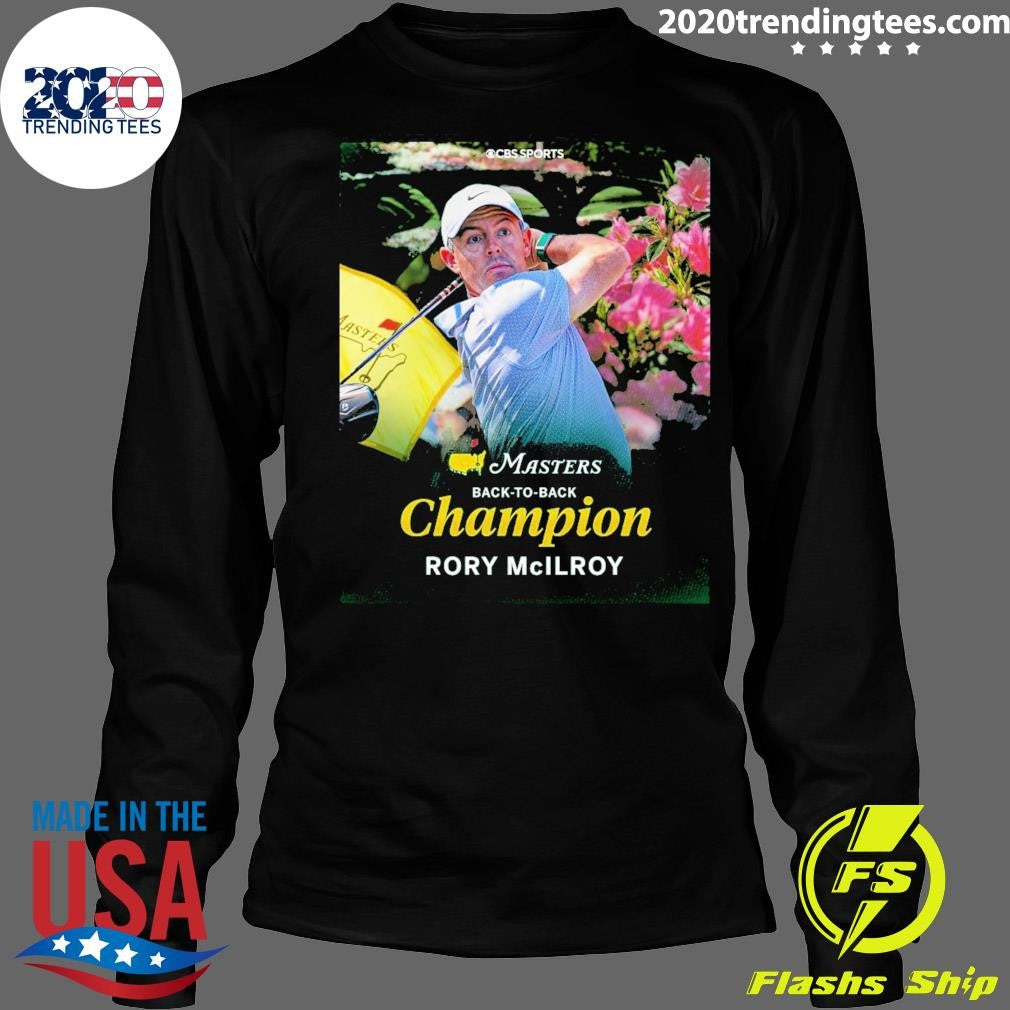 Masters Back To Back Champion Rory McIlroy At Augusta National 2026 Shirt