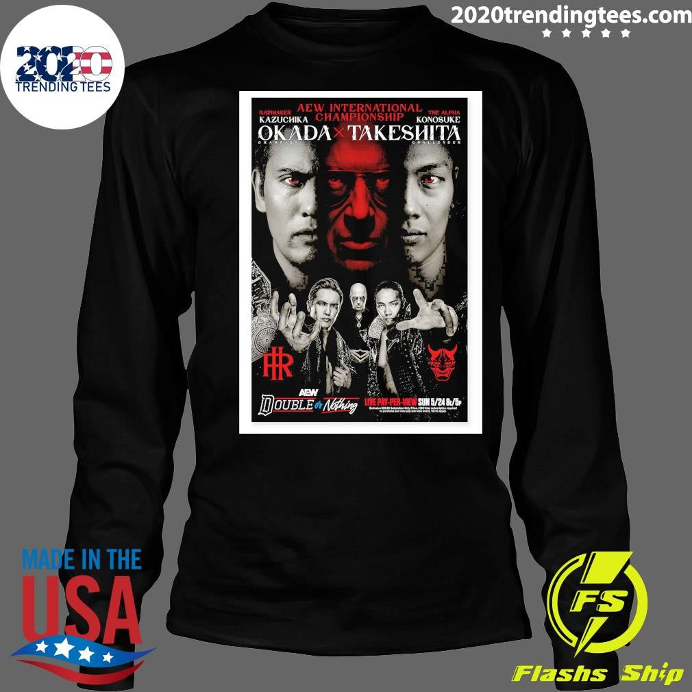 Matchup Monday Kazuchika Okada vs Konosuke Takeshita – Double or Nothing 2026 VARIANT Art Shirt