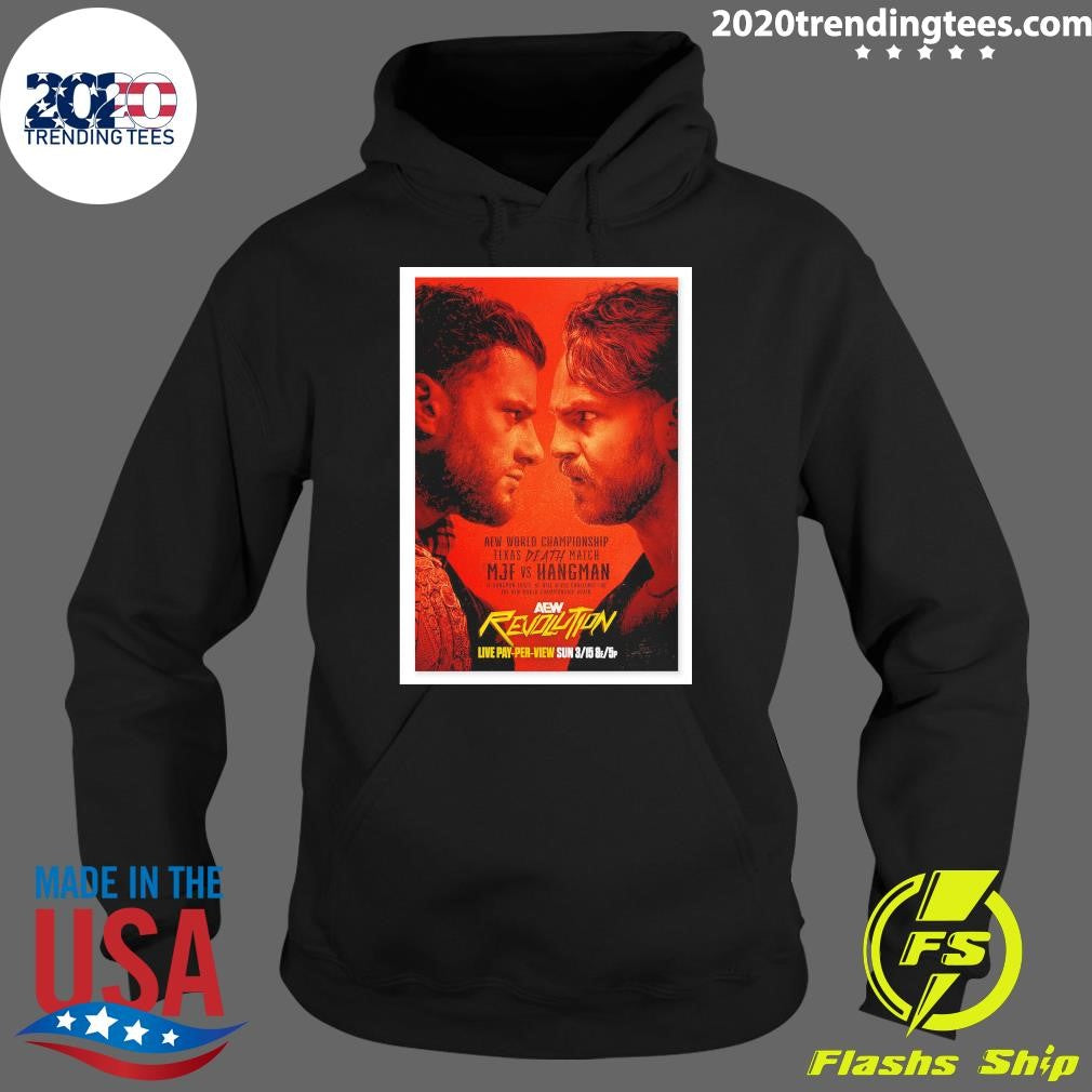 Matchup Monday MJF vs Hangman Adam Page AEW Revolution 2026 Variant Art Shirt