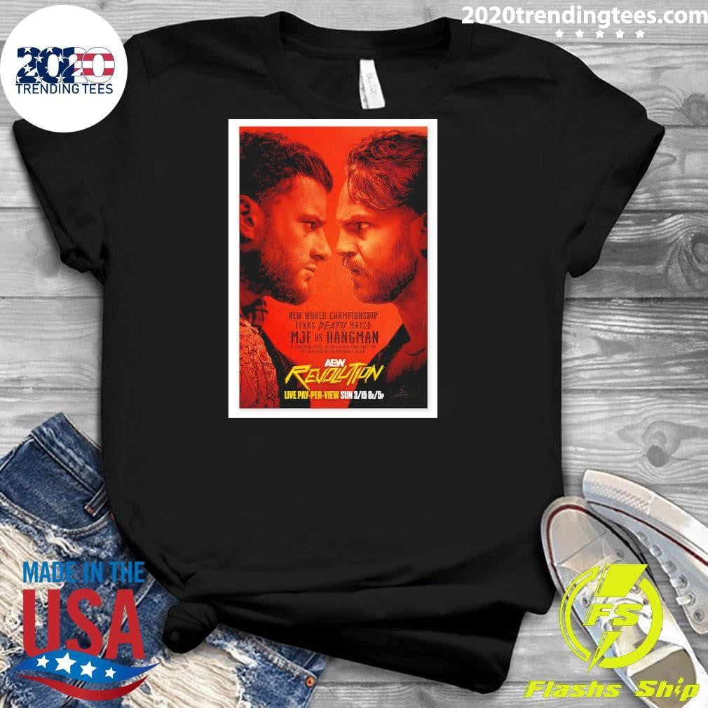 Matchup Monday MJF vs Hangman Adam Page AEW Revolution 2026 Variant Art Shirt