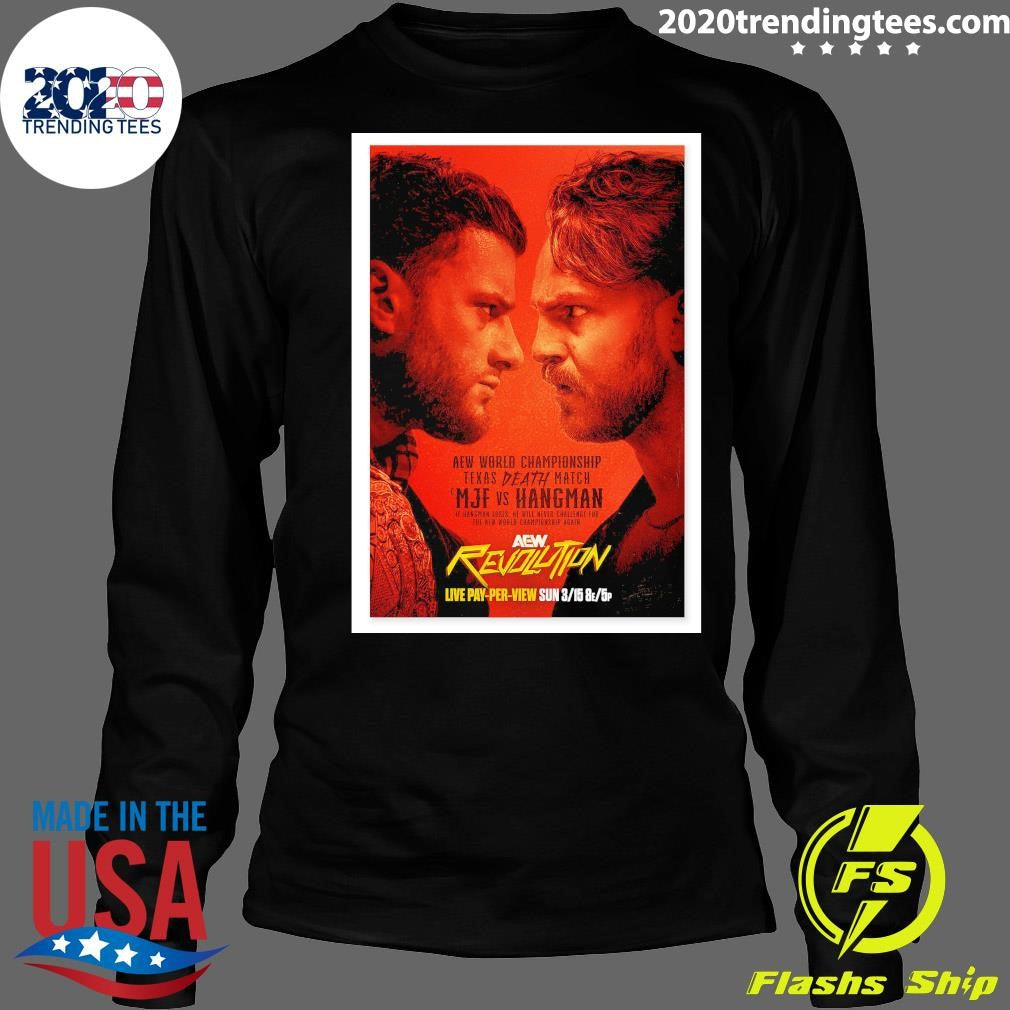 Matchup Monday MJF vs Hangman Adam Page AEW Revolution 2026 Variant Art Shirt