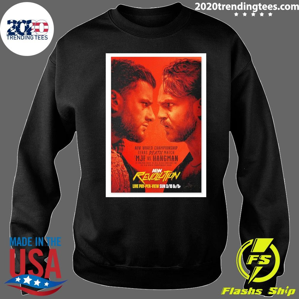 Matchup Monday MJF vs Hangman Adam Page AEW Revolution 2026 Variant Art Shirt