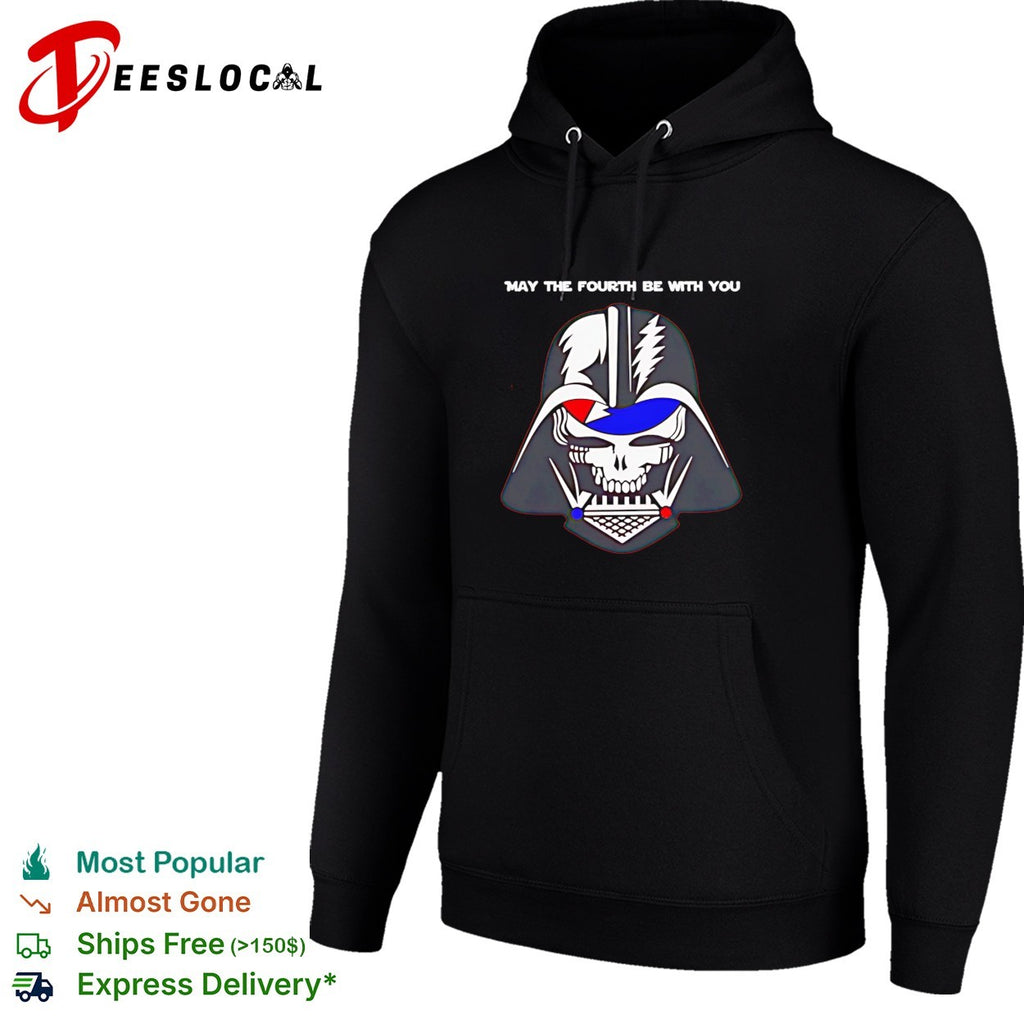 May The Fourth Be With You Grateful Dead Darth Vader big head shirt