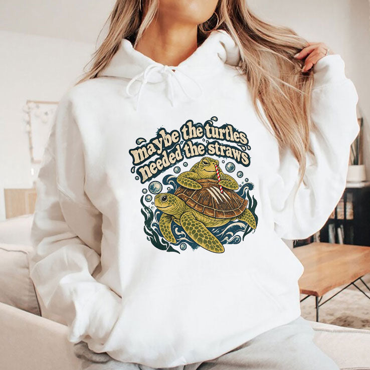 Maybe The Turtles Needed The Straws Tee Shirt