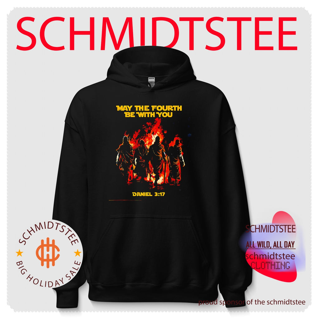 Maybe the fourth be with you Daniel 3-17 illustration shirt