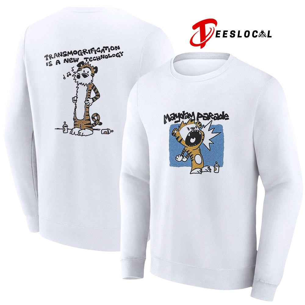 Mayday Parade transmogrification is a now technology tiger art shirt