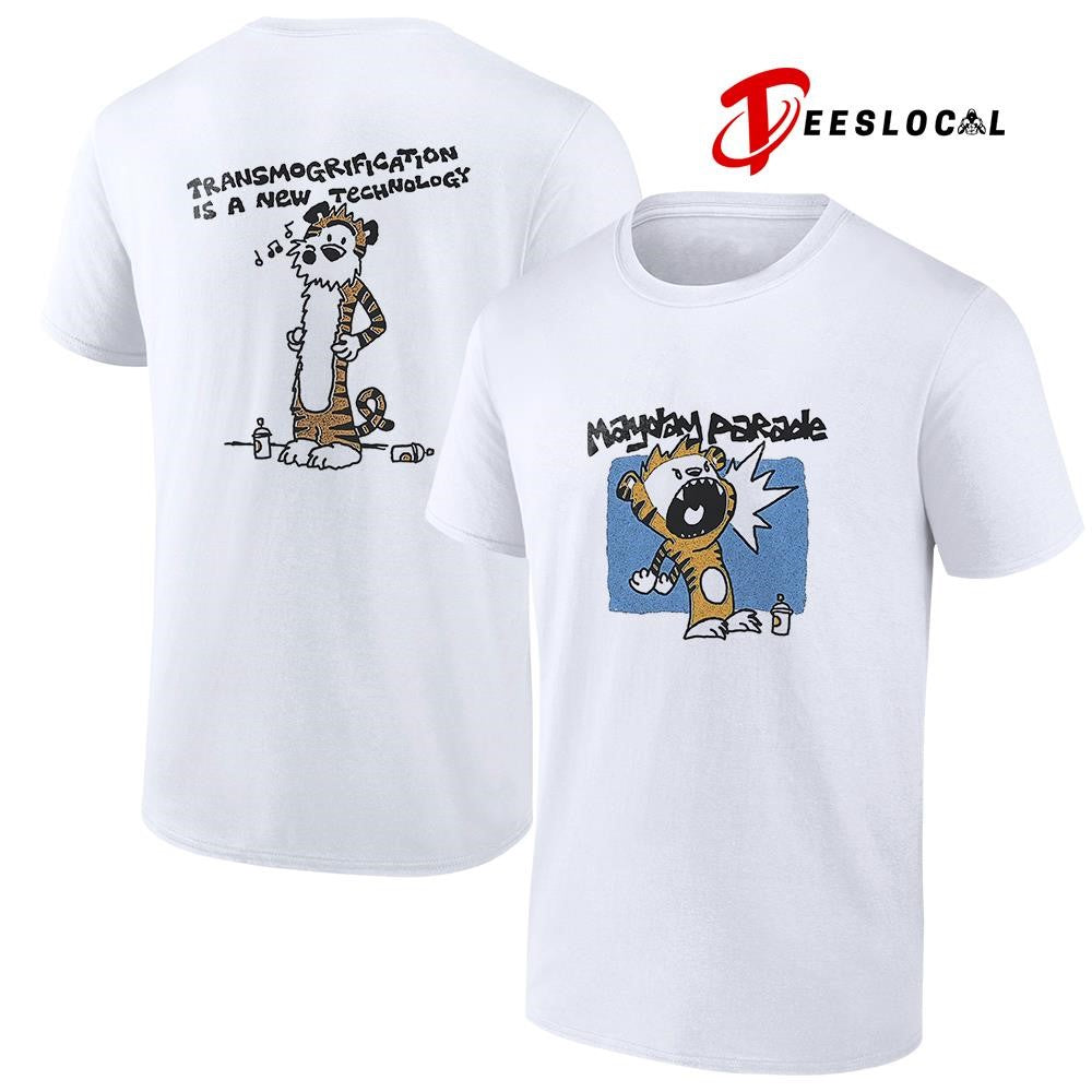 Mayday Parade transmogrification is a now technology tiger art shirt