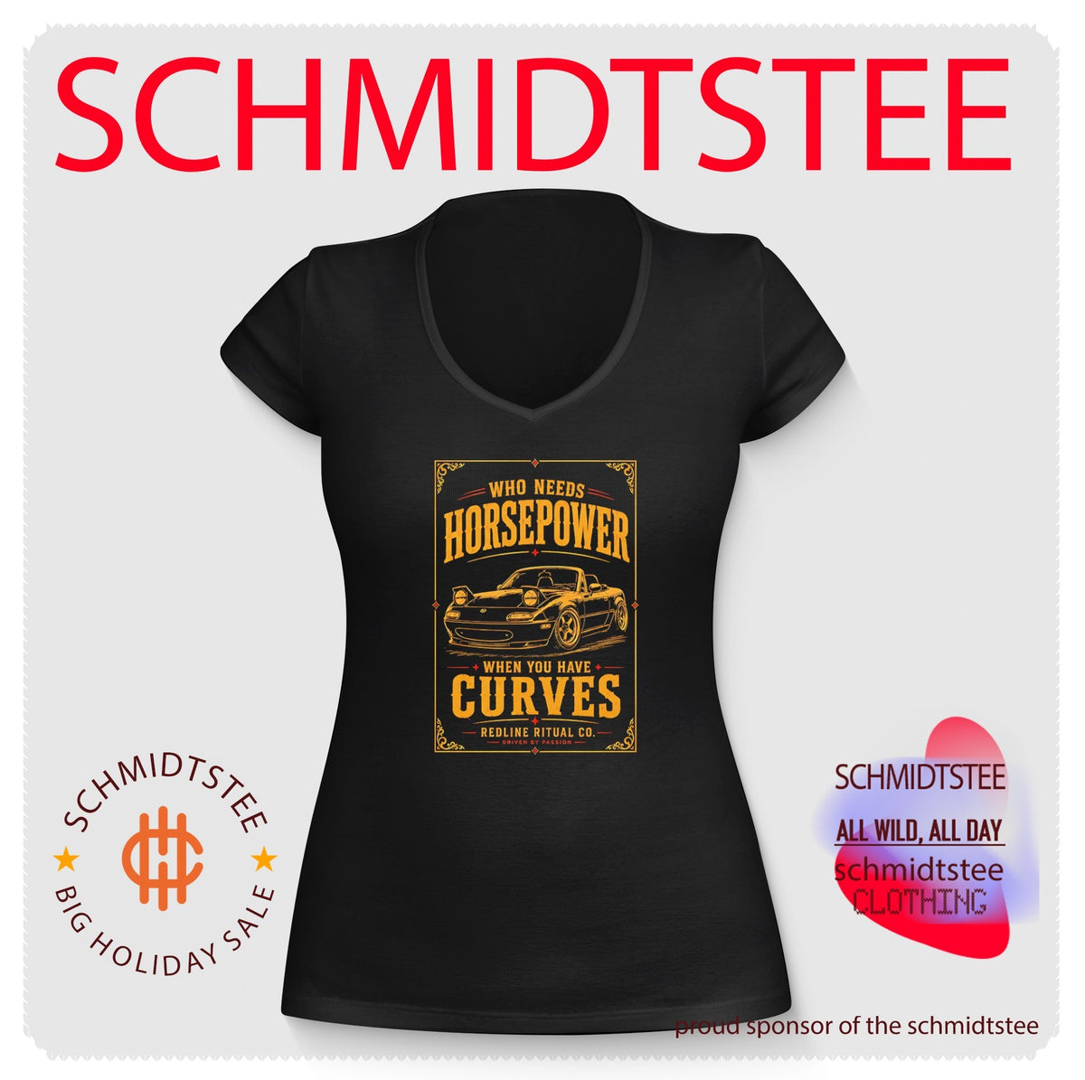 Mazda Miata NA who need Horsepower when you have Curves shirt