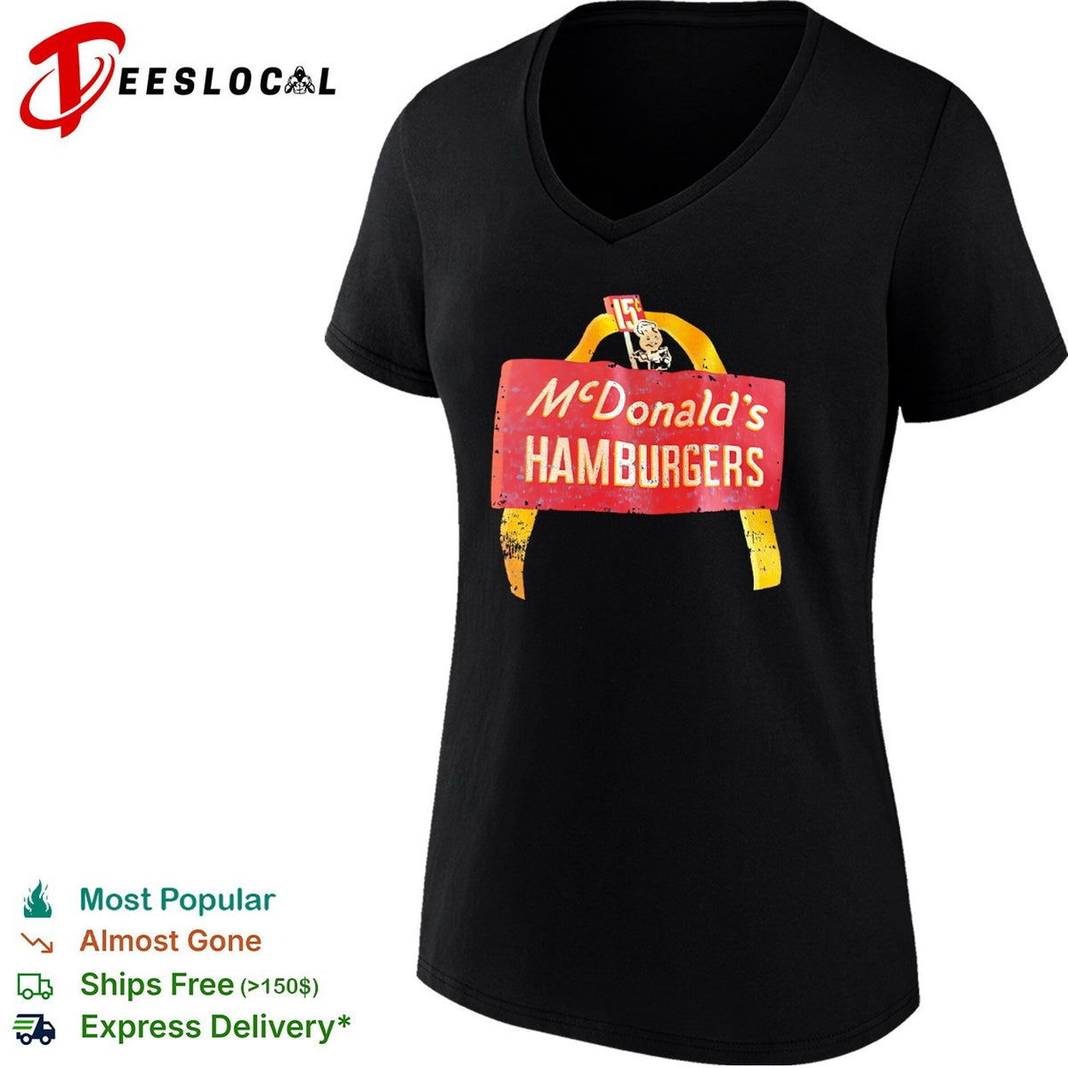McDonalds Hamburgers shirt