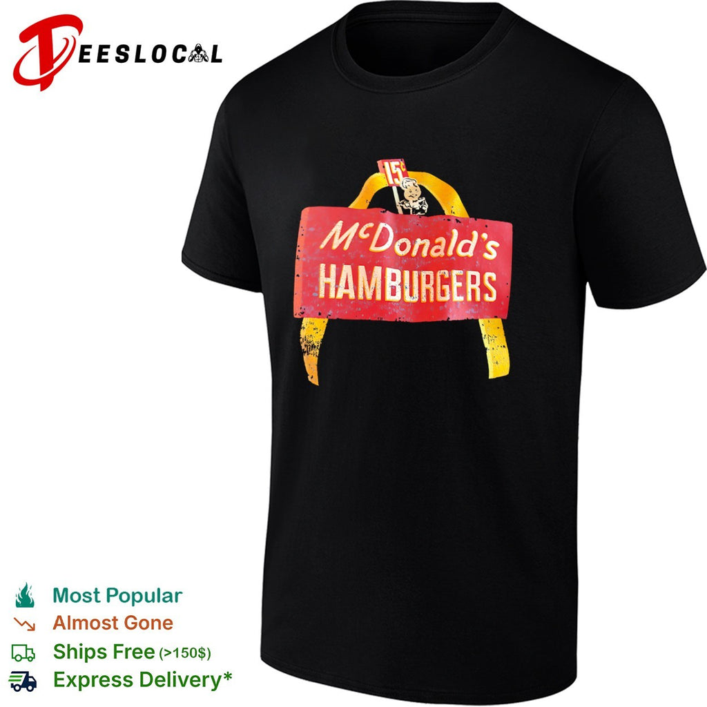 McDonalds Hamburgers shirt