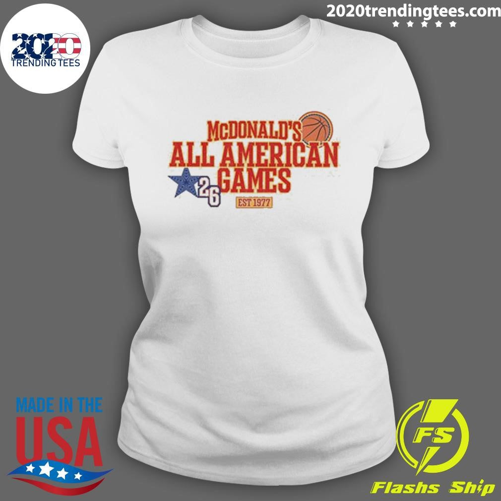 Mcdonald’s All American Games College Basketball EST 1977 Shirt