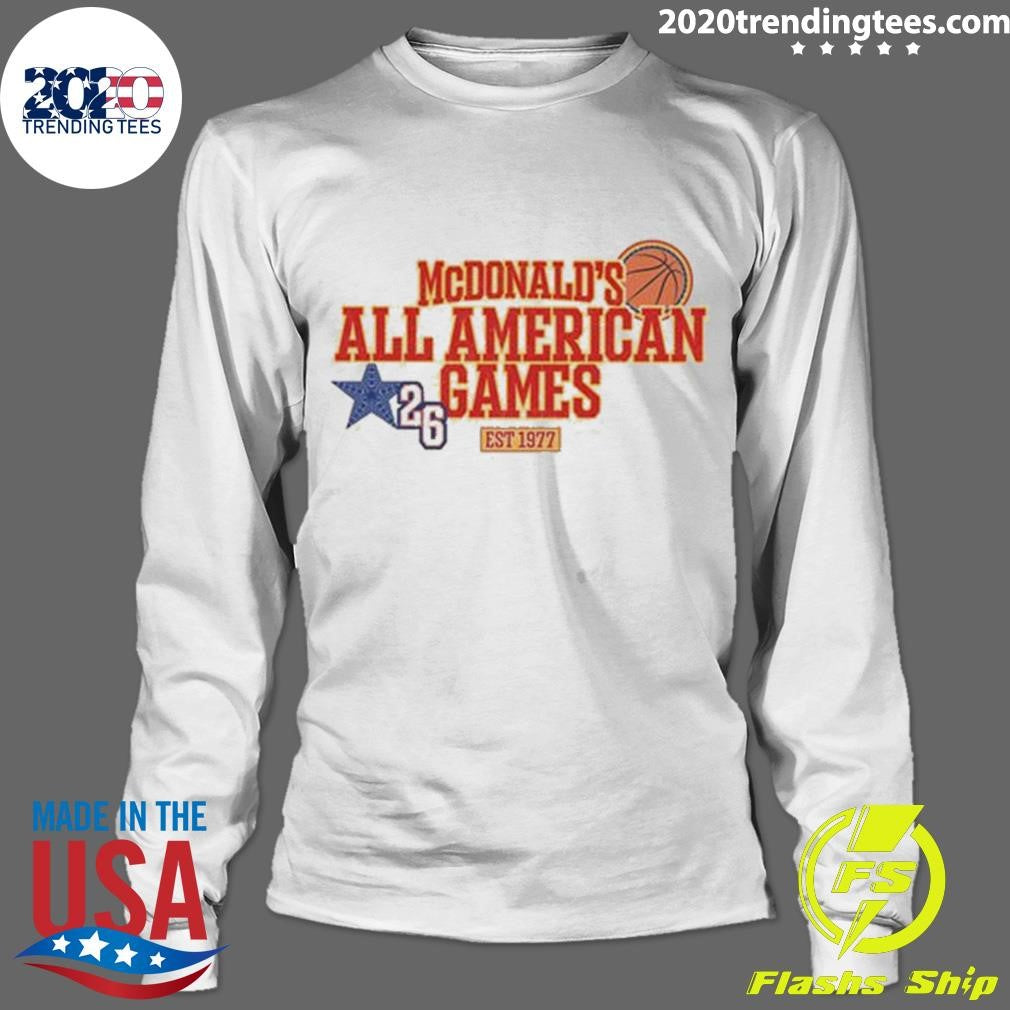 Mcdonald’s All American Games College Basketball EST 1977 Shirt
