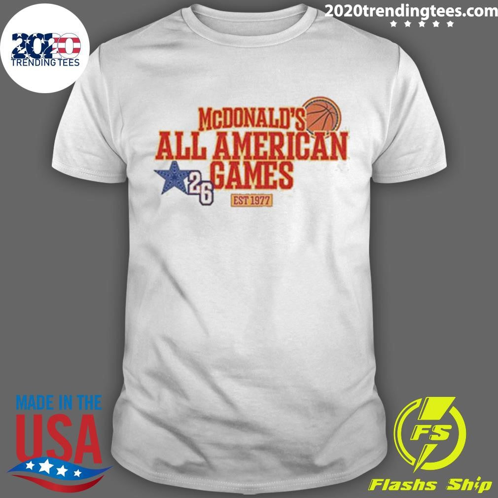 Mcdonald’s All American Games College Basketball EST 1977 Shirt