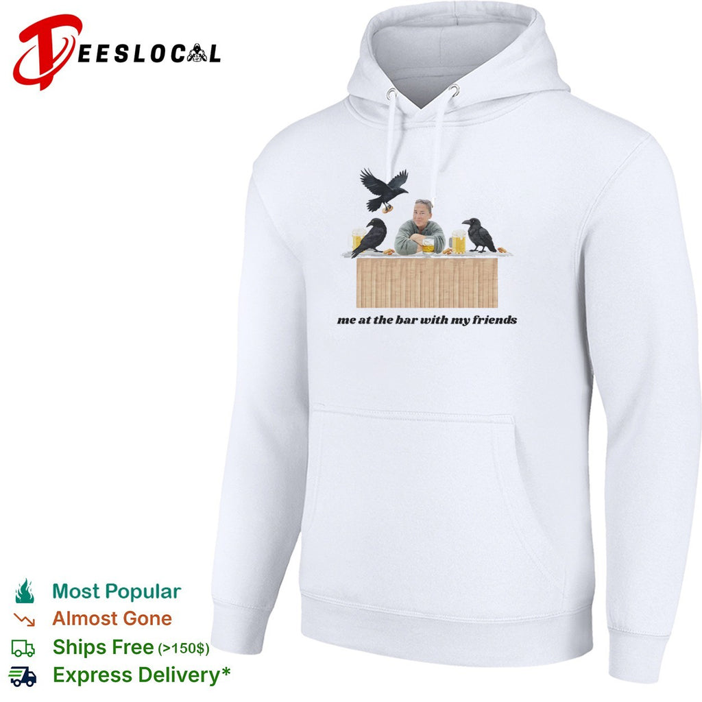 Me at the bar with my friends Crow Beer Peanuts Drinking shirt